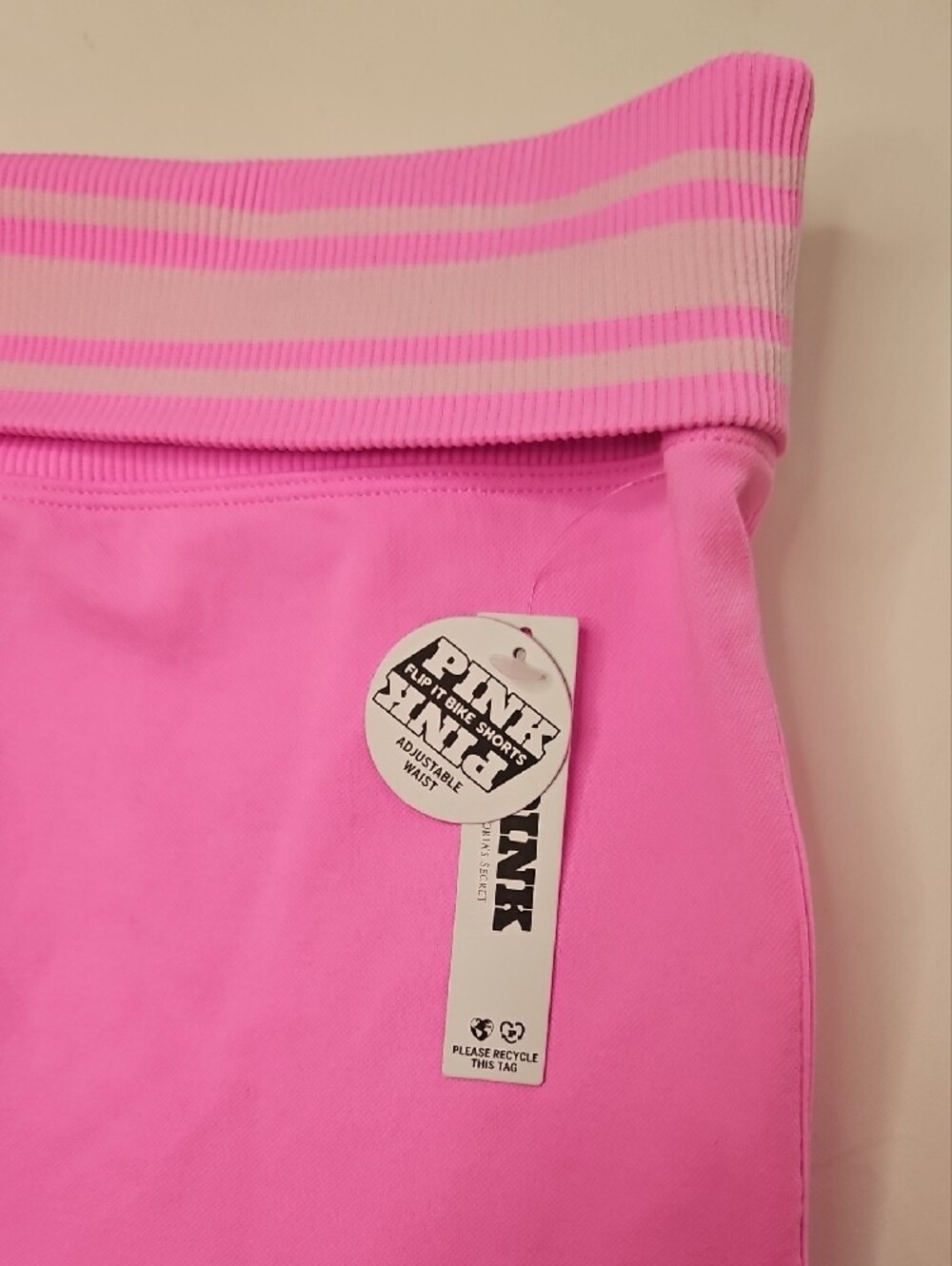 PINK Victoria's Secret Flip It Bike Shorts - Hot Pink XXL - Picture 4 of 9